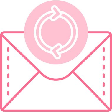 Zarflı bir mektubun vektör simgesi