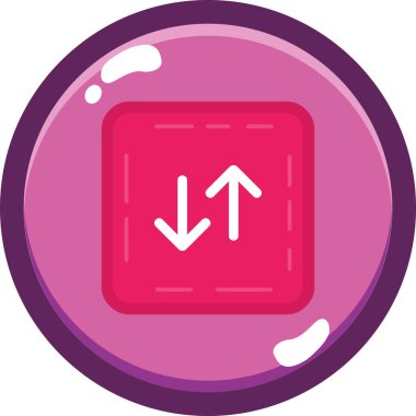 Ok. Web simgesi basit illüstrasyon