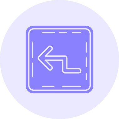 Ok. Web simgesi basit illüstrasyon