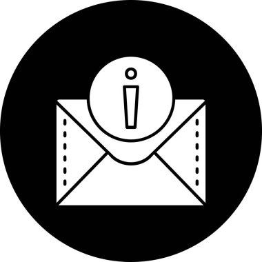 E- posta simgesi vektör illüstrasyonu