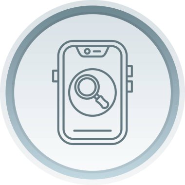 akıllı telefon simgesi vektör çizimi