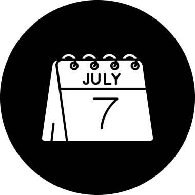 Takvim simgesi, vektör çizimi