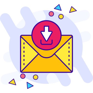 e- posta simgesi vektör illüstrasyonu