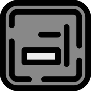 Tek bir dosya simgesinin vektör illüstrasyonu