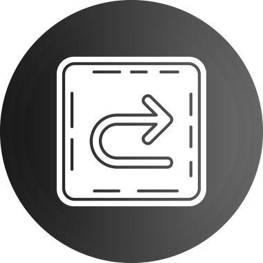 ok simgesinin vektör illüstrasyonu