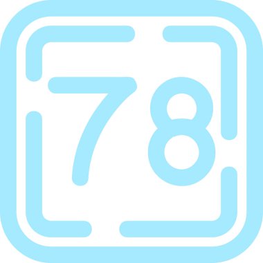 7 numaralı simge sembolü tasarımı