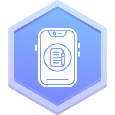 akıllı telefon simgesi. web için akıllı akıllı telefon vektör simgelerinin özet çizimi