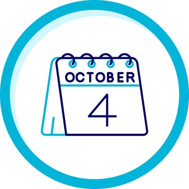 Tek bir günlük takvimde 3 Ekim.