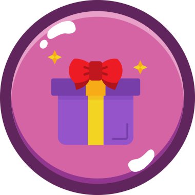 hediye kutusu vektör illüstrasyonu