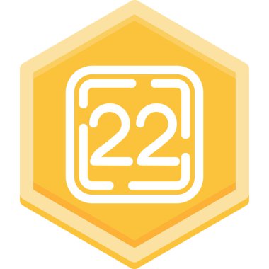 24 saat servis simgesi, vektör illüstrasyonu