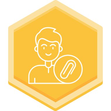 Bozuk parası olan bir adamın vektör çizimi