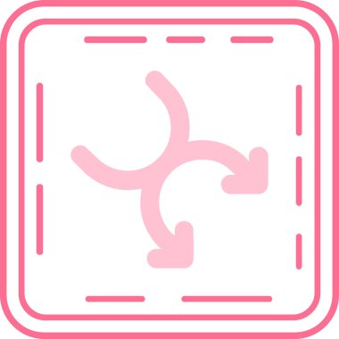 Şirin bir simgenin vektör illüstrasyonu