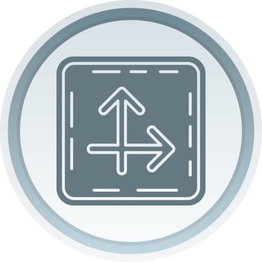 Eğilim biçimi izole edilmiş arkaplanda ok simgesi