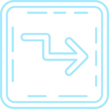 ok simgesi vektör illüstrasyonu