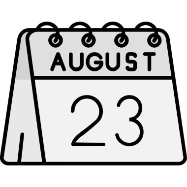 Takvim simgesi, vektör çizimi