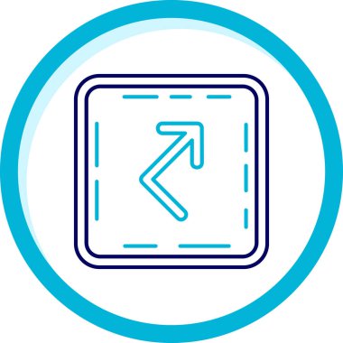 Ok. Web simgesi basit illüstrasyon