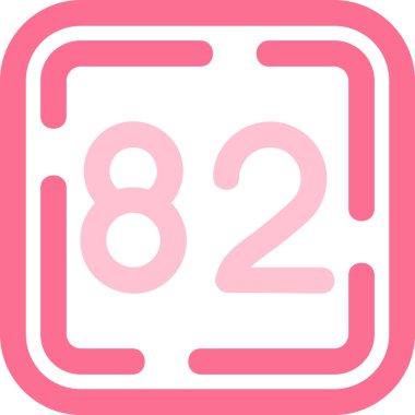 Tek izole edilmiş simgenin vektör illüstrasyonu