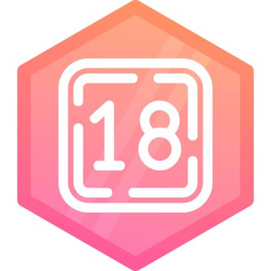 Tek izole gül simgesinin vektör illüstrasyonu