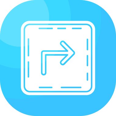 ok simgesinin vektör illüstrasyonu