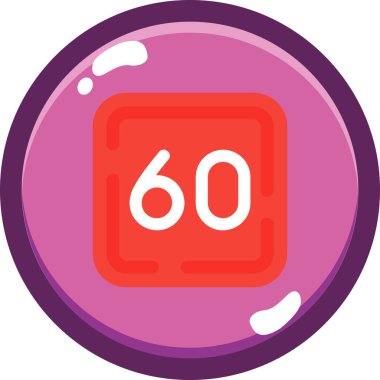 Yüzde 85 indirim simgesi, basit vektör illüstrasyonu