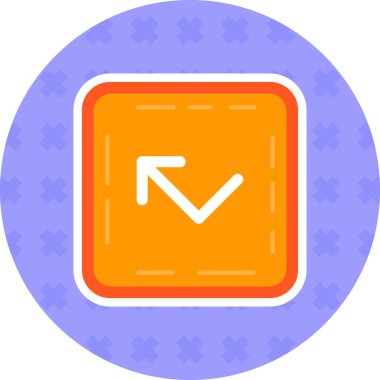 ok simgesi vektör illüstrasyonu