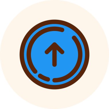 Modern bir simgenin vektör illüstrasyonu