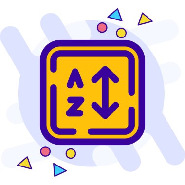 Seo simgesinin vektör illüstrasyonu