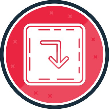 ok simgesi vektör illüstrasyonu