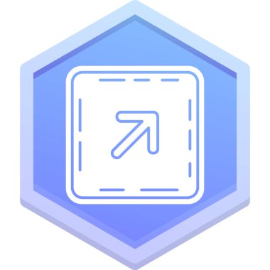 Yön ok ikonu vektör illüstrasyonu