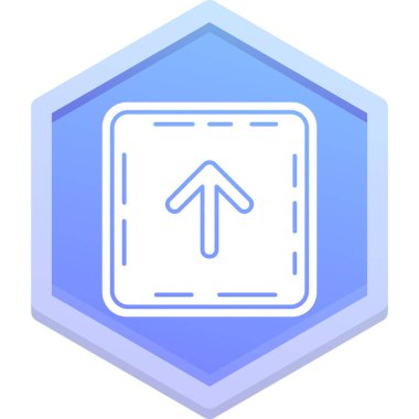 Ok. Web simgesi basit illüstrasyon