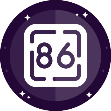 Modern bir simgenin vektör illüstrasyonu