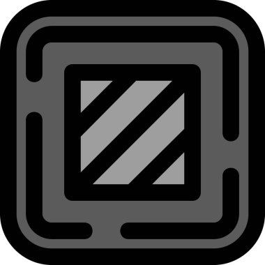 Tek bir izole simgenin vektör illüstrasyonu