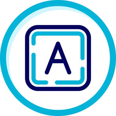 Modern bir simgenin vektör illüstrasyonu