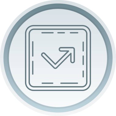 ok simgesinin vektör illüstrasyonu