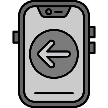 akıllı telefon simgesi vektör illüstrasyonu