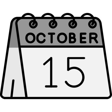 Takvim simgesi tasarımı, vektör illüstrasyonu