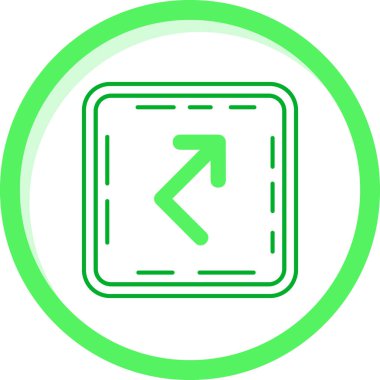 Modern b 'nin vektör illüstrasyonu