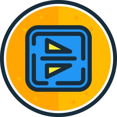 simge, D harfi. Eğitim sembolü için uygun. Basit gözler. Düzenlenebilir. tasarım şablonu. Basit gösterim