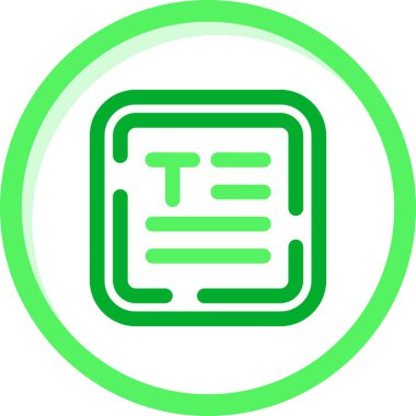 Belge. Web simgesi basit illüstrasyon