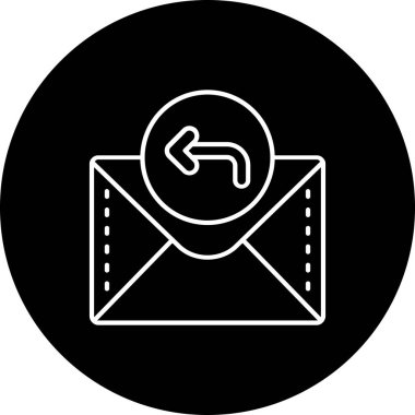 vektör e- posta simgesi, illüstrasyon