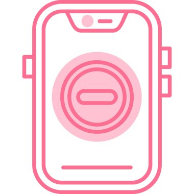 Akıllı saat simgesinin vektör çizimi