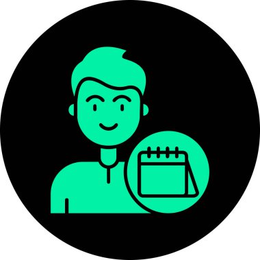 Maskeli bir adamın vektör çizimi