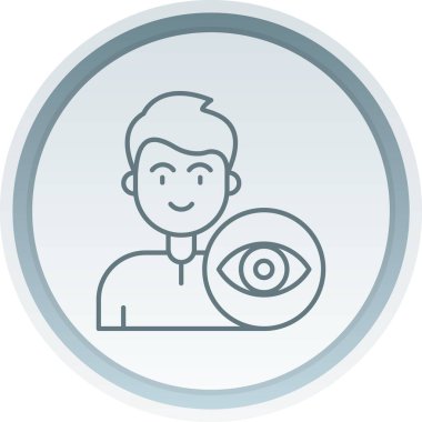 Göz simgesi vektör illüstrasyonu