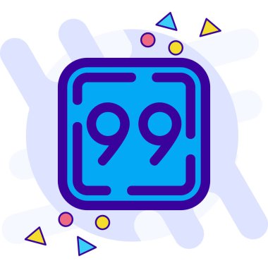 9-8 numara simgesi, özet biçimi