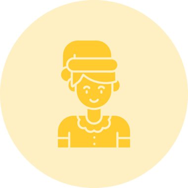 avatar. Web simgesi basit illüstrasyon