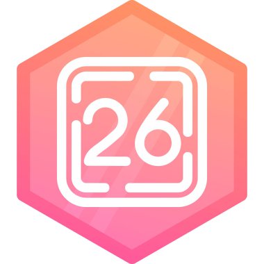 Takvim için bir arkaplan simgesinin vektör çizimi