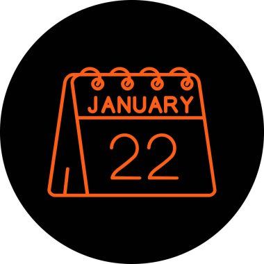 Takvim simgesinin vektör illüstrasyonu