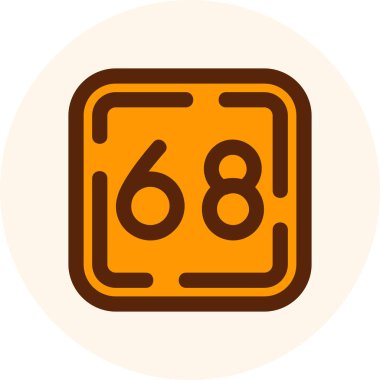 Çikolata numara 8 simgesi