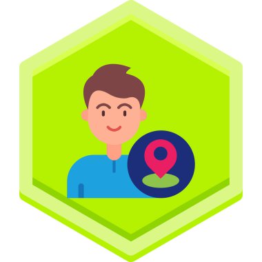 kullanıcı. Web simgesi basit illüstrasyon