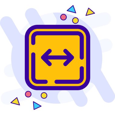 Moda tarzı izole edilmiş arka grup ikonu